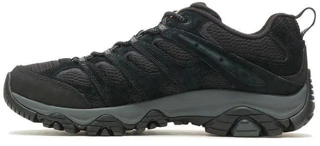Alt view image 3 of 7 - Merrell Men's Moab 3 Comfortable Regular Hiking Shoe, Black Night, Size 10