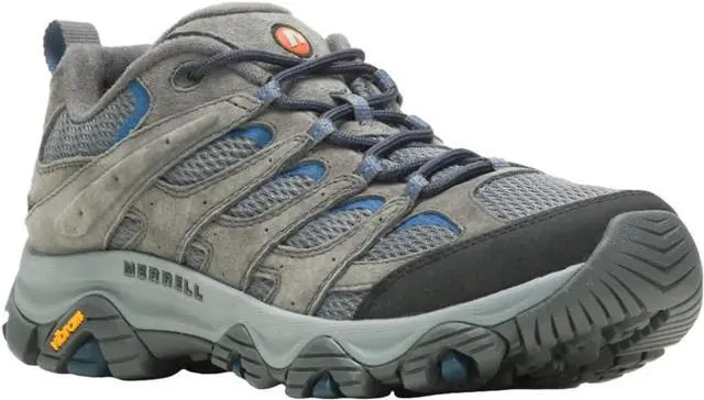 Main image of Merrell Men's Moab 3 Leather Lace Up Hiking Shoe, Granite, US Size M 12.5