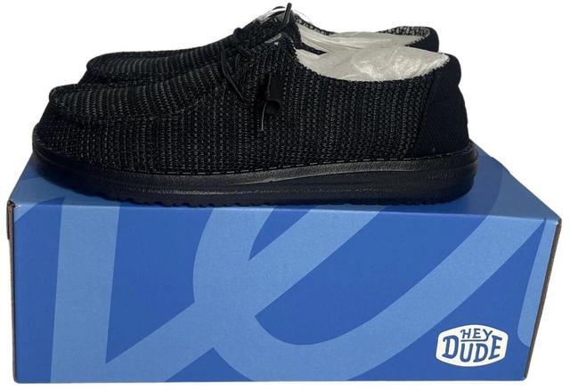 Alt view image 2 of 2 - Hey Dude Womens Wendy Stretch Slip-on Comfortable Loafers, Black, Size 9