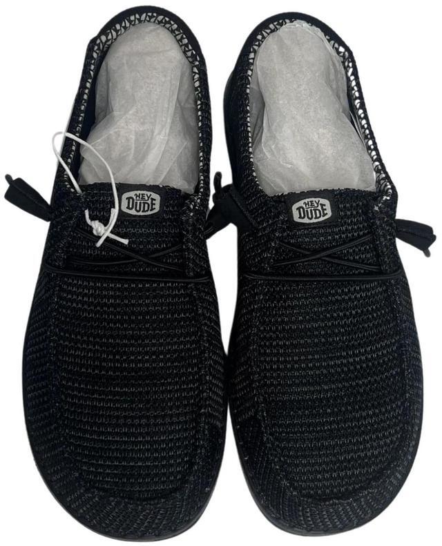 Main image of Hey Dude Womens Wendy Stretch Slip-on Comfortable Loafers, Black, Size 9