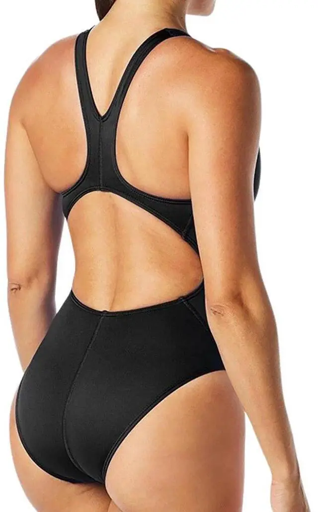 Alt view image 3 of 4 - TYR Womens Comfortable Tyreco Maxfit Pull-On Swimsuit - Black, Size 32