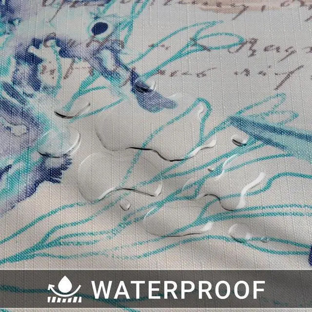 Alt view image 3 of 7 - Elrene Home Fashions SeaBiscuit Waterproof, Spill Proof, Tablecloth, Oblong (Rectangle), 60" x 102"