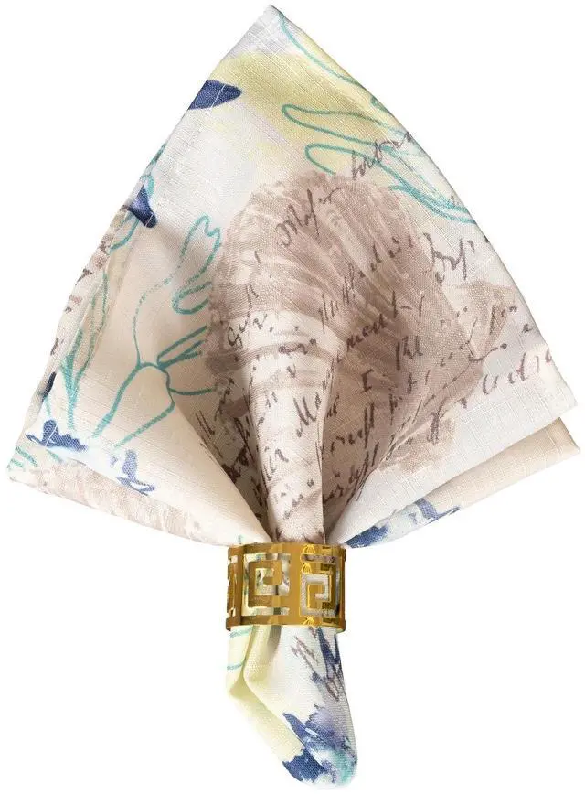 Alt view image 4 of 7 - Elrene Home Fashions SeaBiscuit Waterproof, Spill Proof, Tablecloth, 4 pcs Napkin 17" x 17"
