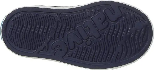 Alt view image 5 of 6 - Native Jefferson Kid's Slip-On Sneakers, Regatta Blue/Shell White, Size C8 M US