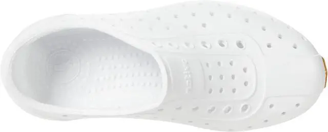 Alt view image 4 of 7 - Native Kid's Robbie Sugarlite Slip-On Shoe,Shell White/Mash Speckle Rubber,Size J1