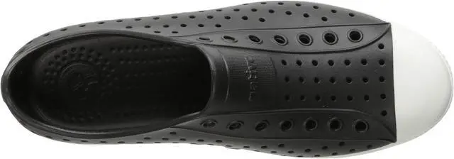 Alt view image 3 of 5 - Native Jefferson Unisex Waterproof Slip-On Regular Shoes, Jiffy Black/Shell White, Size 8 Women/6 Men