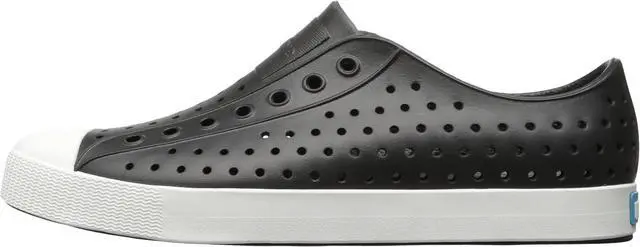 Alt view image 2 of 5 - Native Jefferson Unisex Waterproof Slip-On Regular Shoes, Jiffy Black/Shell White, Size 8 Women/6 Men