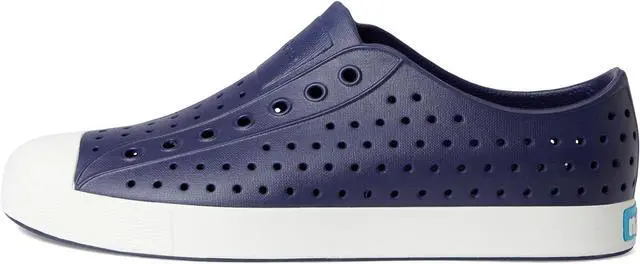 Main image of Native Jefferson Unisex Waterproof Slip-On Regular Shoes, Regatta Blue/Shell White, Size 8 Women/6 Men