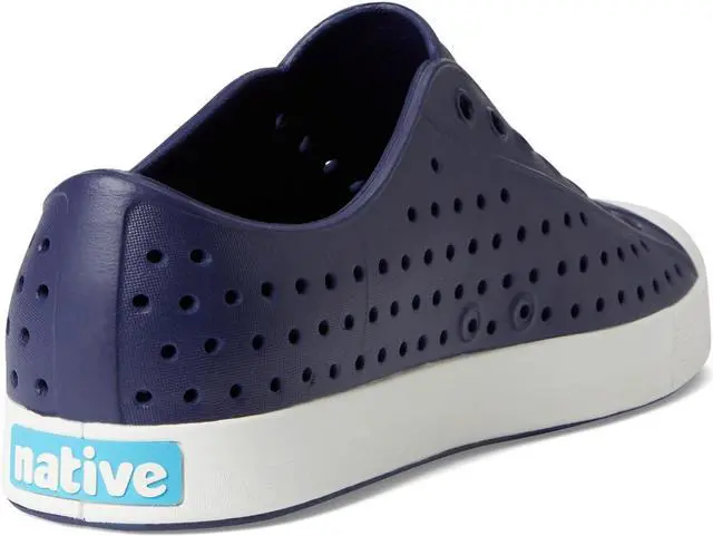 Alt view image 3 of 5 - Native Jefferson Unisex Waterproof Slip-On Regular Shoes, Regatta Blue/Shell White, Size 8 Women/6 Men