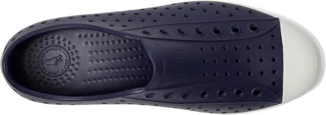 Alt view image 4 of 5 - Native Jefferson Unisex Waterproof Slip-On Regular Shoes, Regatta Blue/Shell White, Size 8 Women/6 Men