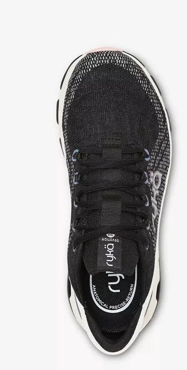 Alt view image 5 of 6 - Ryka Women's Devotion X Lightweight Regular Walking Shoe - Black, Size 8