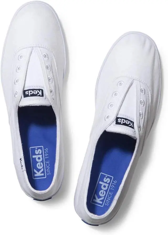 Alt view image 2 of 6 - Keds Women's Chillax Twill Fashion Slip On Sneaker, White, Size 6.5