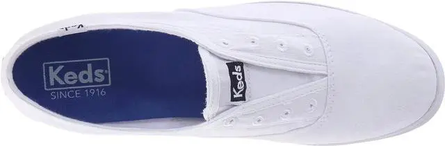 Alt view image 6 of 6 - Keds Women's Chillax Twill Fashion Slip On Sneaker, White, Size 6.5