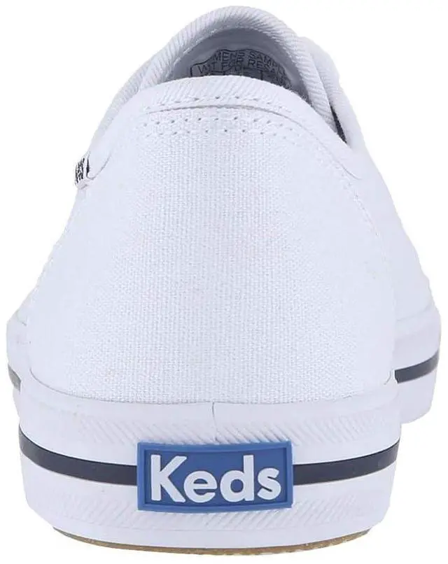 Alt view image 4 of 7 - Keds Women's Kickstart Seasonal Solid Canvas Sneaker, White, Size 9.5