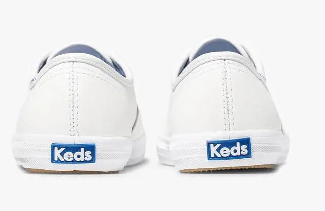 Alt view image 4 of 6 - Keds WH45750 Women's Champion Leather Lace-Up Sneakers, White, Size 10