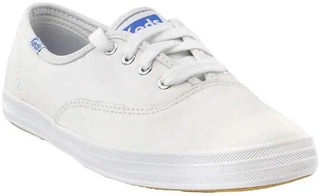 Alt view image 3 of 6 - Keds Women's Champion Leather Lace-Up Casual Wide Sneakers, White, Size 7.5