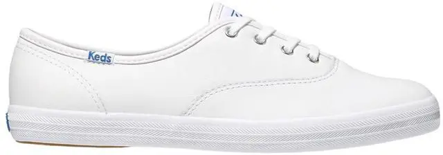 Alt view image 4 of 6 - Keds Women's Champion Leather Lace-Up Casual Wide Sneakers, White, Size 7.5