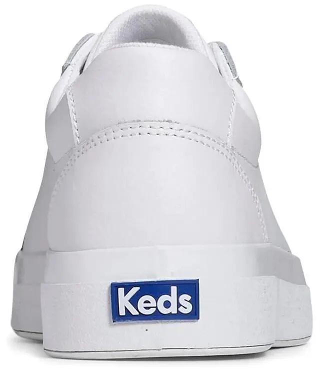 Alt view image 5 of 7 - Keds Women's Pursuit Lace-Up Regular Sneakers, White Leather, Size 6.5
