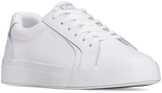 Alt view image 4 of 7 - Keds Women's Pursuit Lace-Up Regular Sneakers, White Leather, Size 8