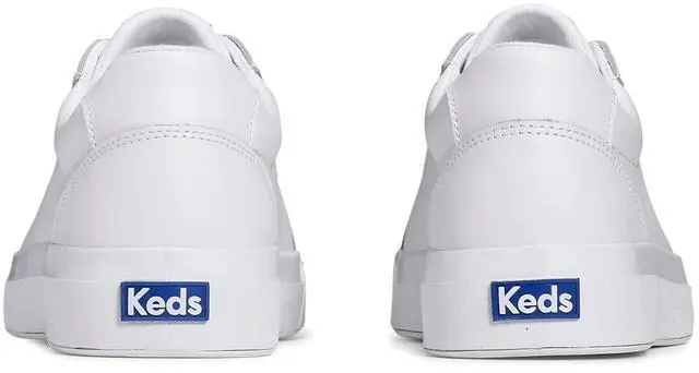 Alt view image 3 of 7 - Keds Women's Pursuit Lace-Up Regular Sneakers, White Leather, Size 8