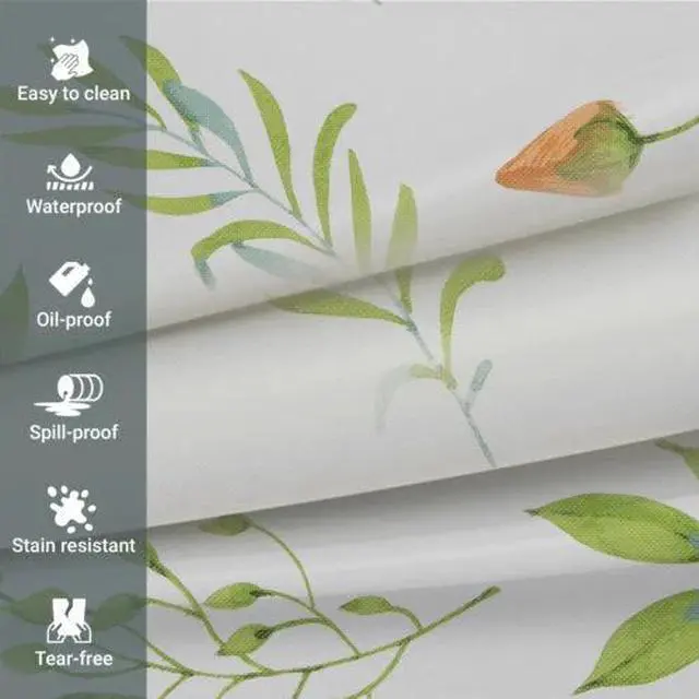 Alt view image 2 of 7 - Elrene Home Fashions Camilla's Garden Waterproof, Tablecloth, Oblong (Rectangle), 52" x 70"