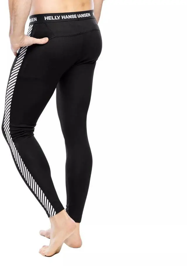 Alt view image 4 of 6 - Helly Hansen Men's HH LIFA® Lightweight Insulation Base Layer Black Pant, XLarge