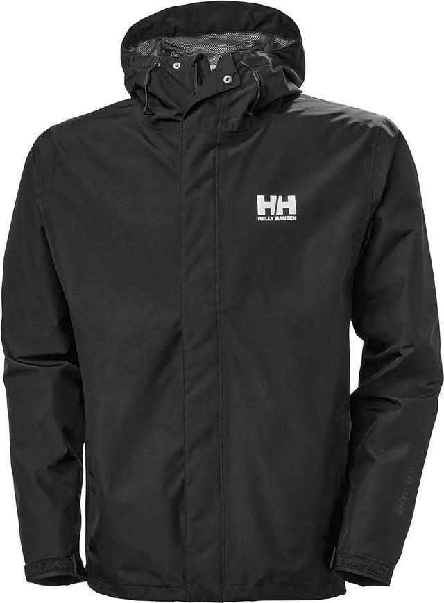 Main image of Helly Hansen 62047 Men's Standard Seven J Rain Jacket, Black - XXLarge