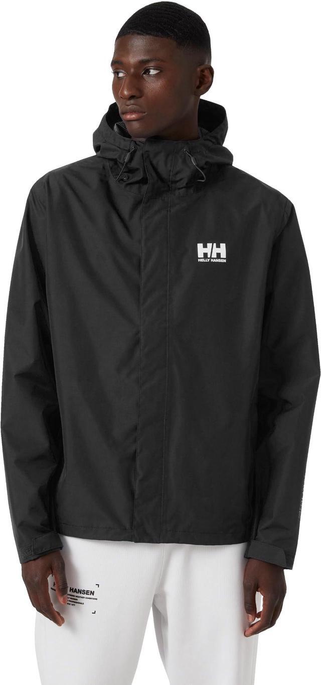 Alt view image 2 of 6 - Helly Hansen 62047 Men's Standard Seven J Rain Jacket, Black - XXLarge