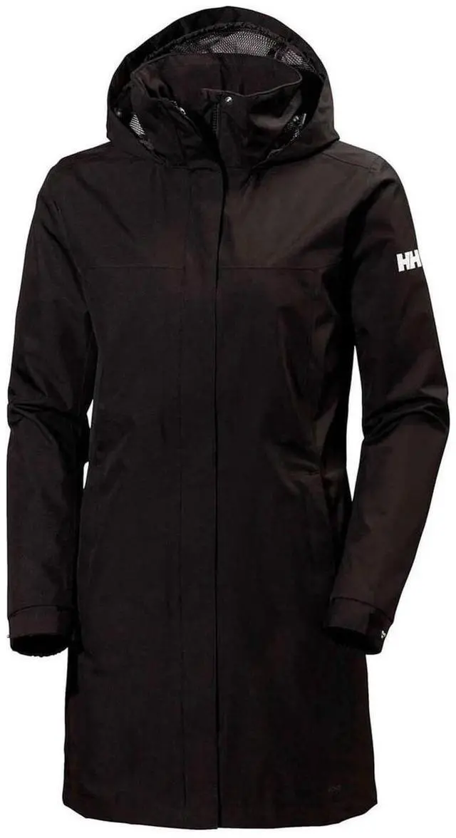 Main image of Helly Hansen 62648 Women's Aden Long Rain Jacket, Black, Medium