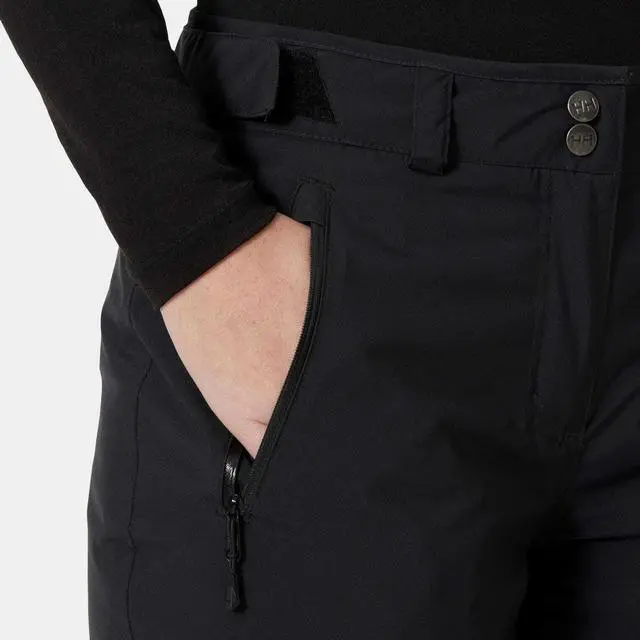 Alt view image 4 of 5 - Helly Hansen Womens Waterproof Legendary Insulated Ski Pants, Black - Large