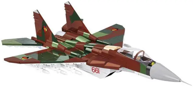 Alt view image 5 of 7 - COBI 5851 Toys Armed Forces MiG-29 Aircraft Building Set, 545 Piece, Age 9+