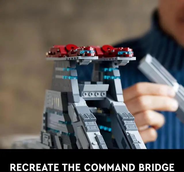 Alt view image 4 of 9 - LEGO Star Wars Venator-Class Attack Cruiser Building Set, 5374 Pieces, Age 18+