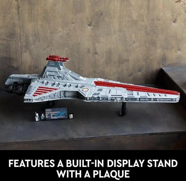 Alt view image 2 of 9 - LEGO Star Wars Venator-Class Attack Cruiser Building Set, 5374 Pieces, Age 18+