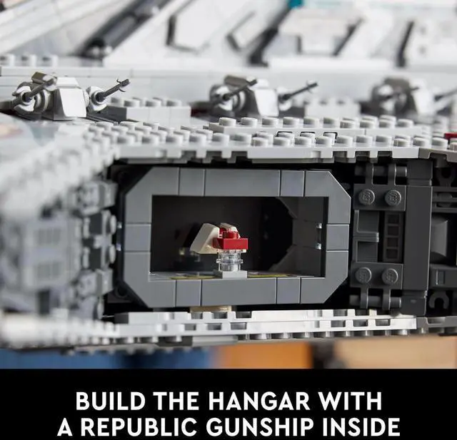 Alt view image 6 of 9 - LEGO Star Wars Venator-Class Attack Cruiser Building Set, 5374 Pieces, Age 18+