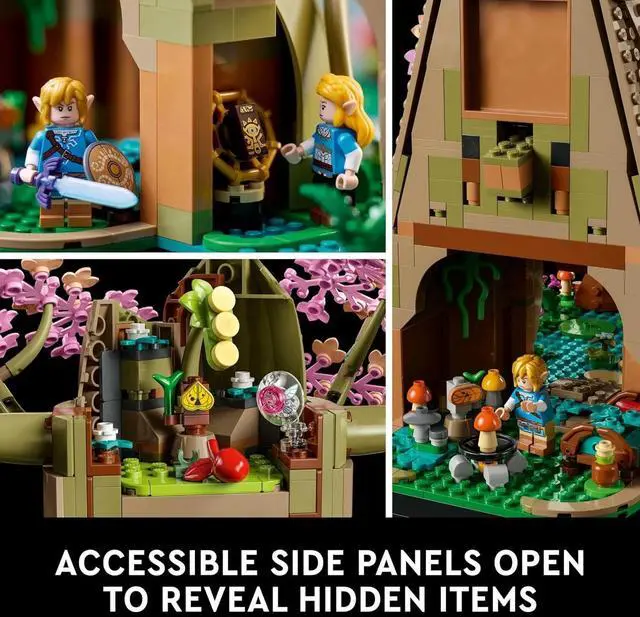 Alt view image 2 of 9 - LEGO The Legend of Zelda Great Deku Tree 2 in1 Building Set, 2500 Pcs, Age 18+