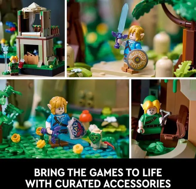 Alt view image 5 of 9 - LEGO The Legend of Zelda Great Deku Tree 2 in1 Building Set, 2500 Pcs, Age 18+