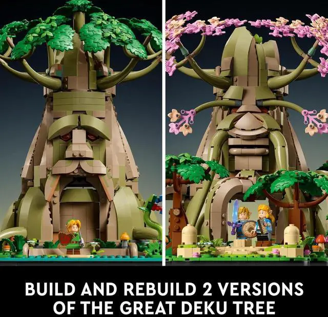 Alt view image 4 of 9 - LEGO The Legend of Zelda Great Deku Tree 2 in1 Building Set, 2500 Pcs, Age 18+
