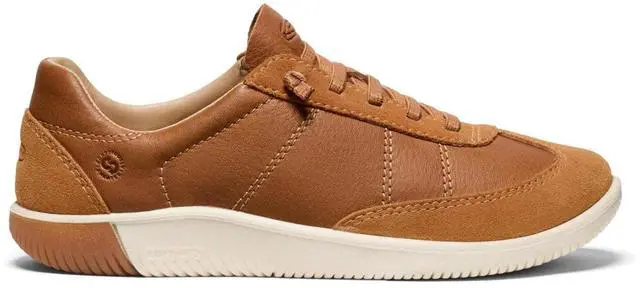 Alt view image 4 of 7 - KEEN Women's KNX T-Toe Lace-Up Leather Regular Sneaker, Chipmunk/Birch - Size 9