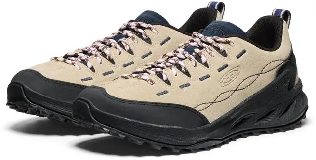 Alt view image 2 of 7 - KEEN Women's Jasper Zionic Regular Hiking Shoes, Safari/Giggle Pink, Size 7.5