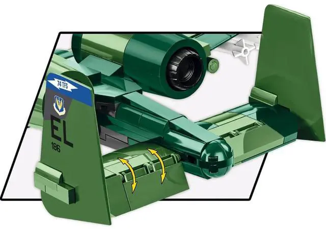 Alt view image 6 of 7 - COBI Armed Forces A-10 Thunderbolt II Warthog Aircraft Building Sets, 667 Pieces