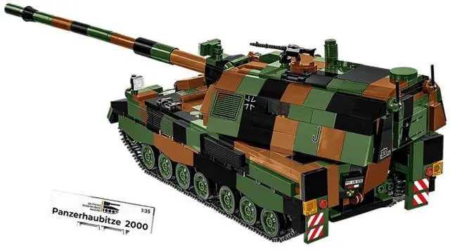 Alt view image 4 of 6 - COBI Armed Forces Panzerhaubitze 2000 Tank Building Set, 1006-Pieces, Age 8+