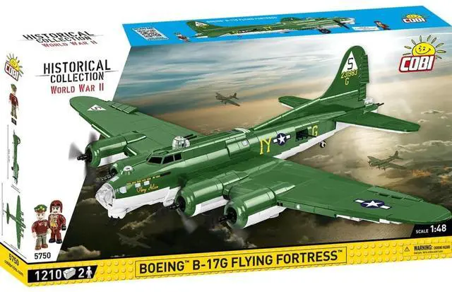 Main image of COBI WWII Boeing B-17F Flying Fortress Aircraft Building Sets, 1210 Pcs, Age 10+