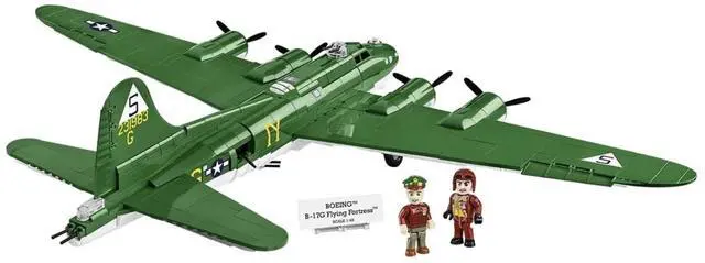 Alt view image 6 of 7 - COBI WWII Boeing B-17F Flying Fortress Aircraft Building Sets, 1210 Pcs, Age 10+