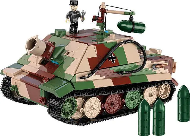 Alt view image 3 of 7 - COBI Historical Collection WWII 38 cm Sturmmörser Sturmtiger, 1100 Pieces