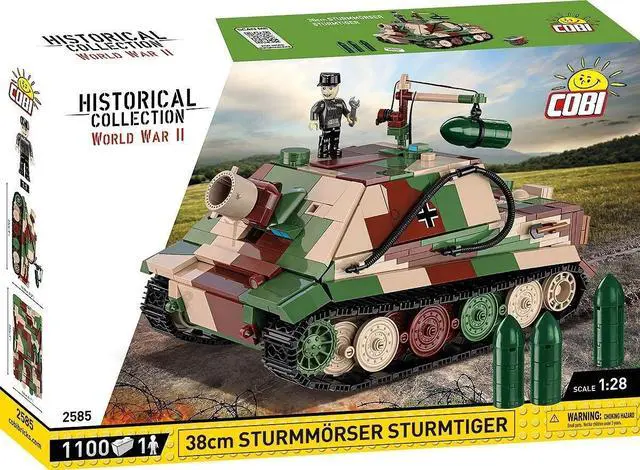Main image of COBI Historical Collection WWII 38 cm Sturmmörser Sturmtiger, 1100 Pieces
