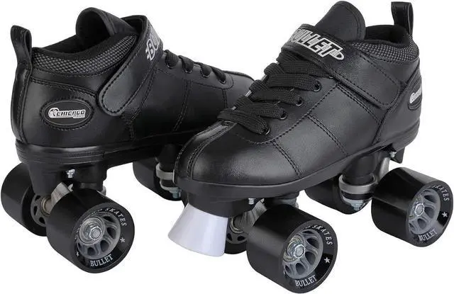 Alt view image 2 of 4 - Chicago Unisex Bullet Speed Regular Roller Skate Lace-Up - Black, Size 8