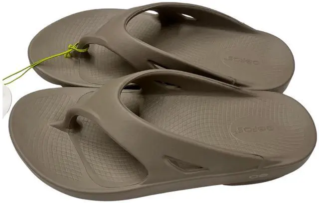 Alt view image 4 of 4 - OOFOS Unisex OOriginal Thong Lightweight Regular Sandal, Nomad, Size M7/W9