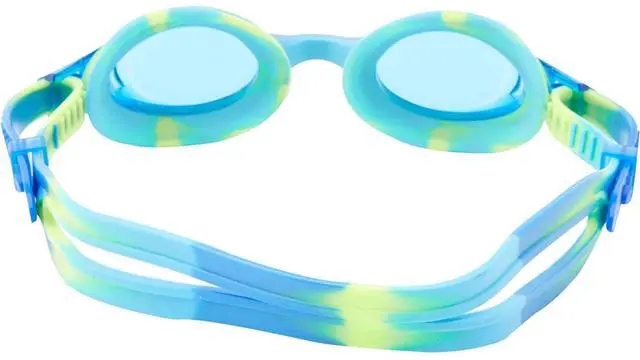 Alt view image 2 of 4 - TYR Kid's Anti-Fog Swimple Tie Dye Youth Swimming Goggles, One Size, Blue/Green