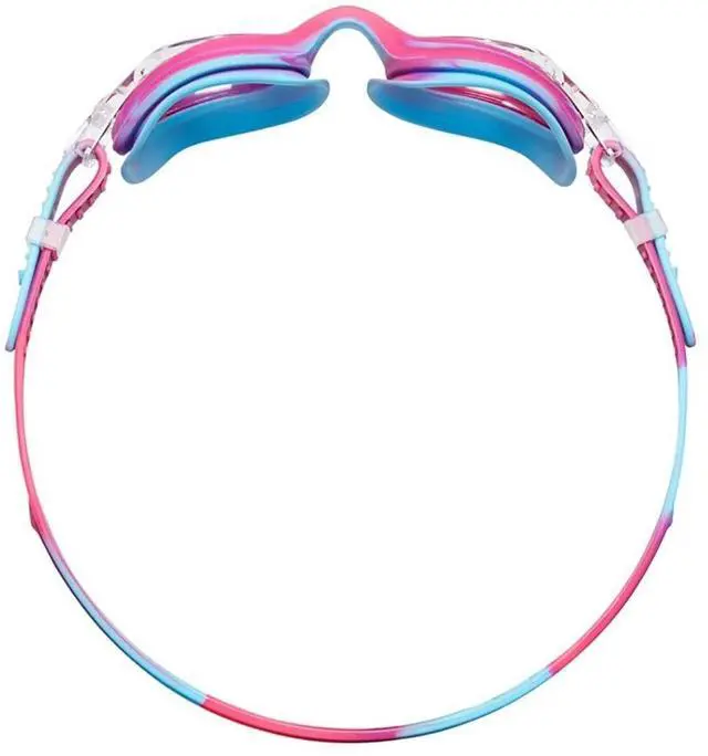 Alt view image 2 of 4 - TYR Kid's Anti-Fog Swimple Tie Dye Youth Swimming Goggles, One Size, Pink/Blue