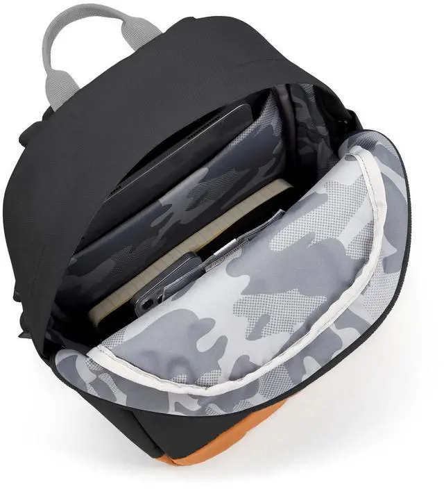 Alt view image 4 of 7 - Pacsafe Unisex Go Anti-Theft Adjustable 13" Laptop Backpack, 15L, Jet Black